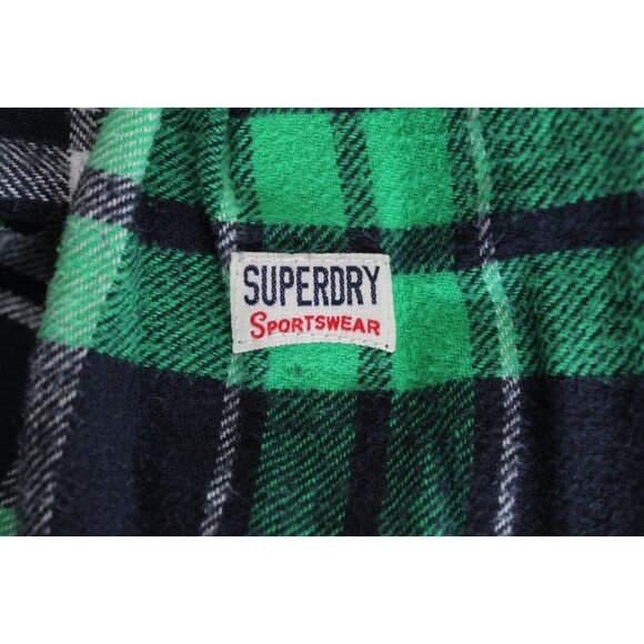 Vintage Superdry Men's Button Down Flannel Size M - Picture 5 of 5